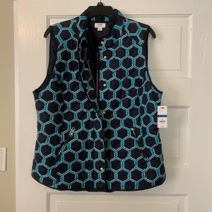 Crown & ivy vest- NWT